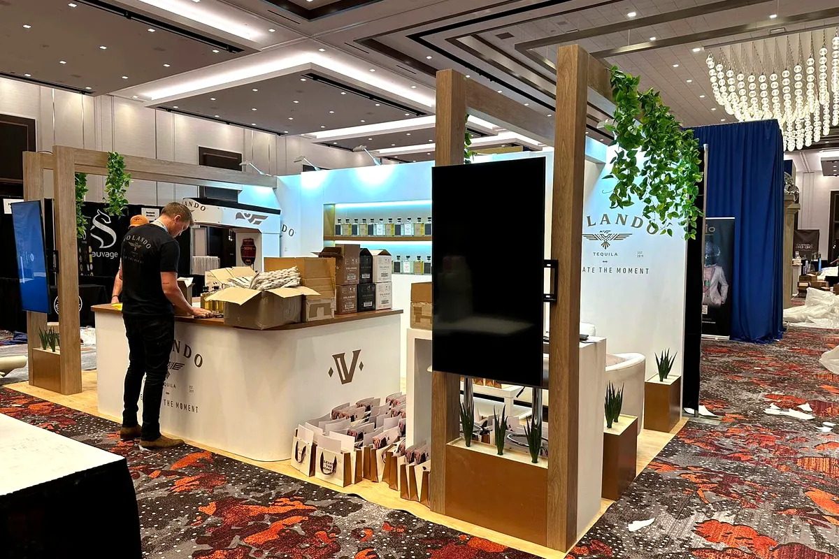 Volando 10x20 ft booth at Access LIVE 2024