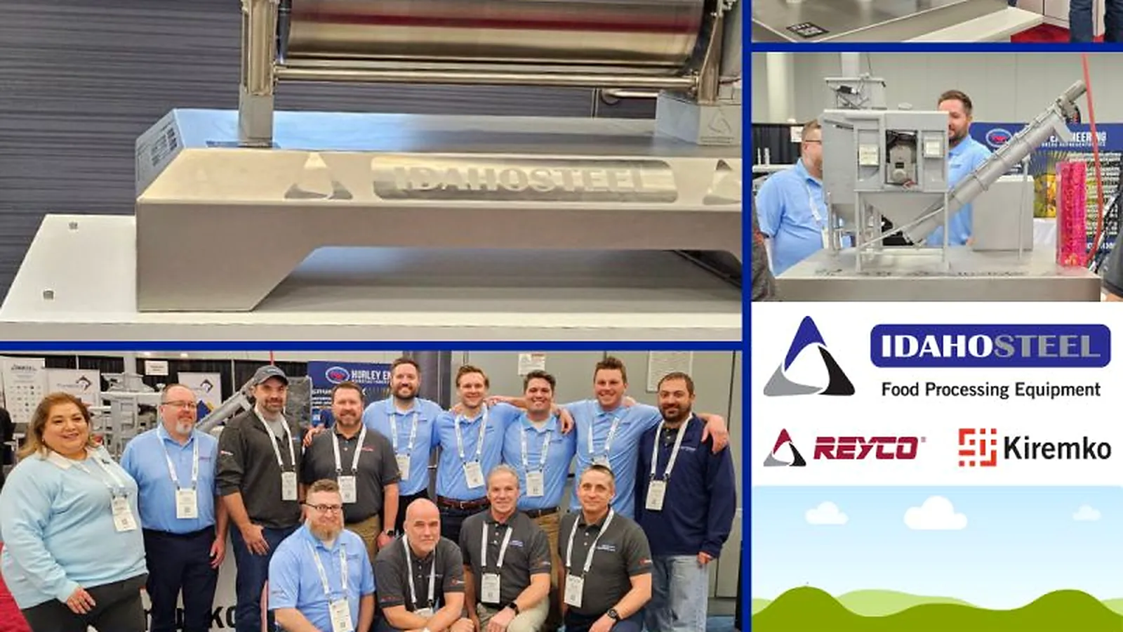 Food Northwest Process and Packaging Expo booth with food processing equipment exhibitors