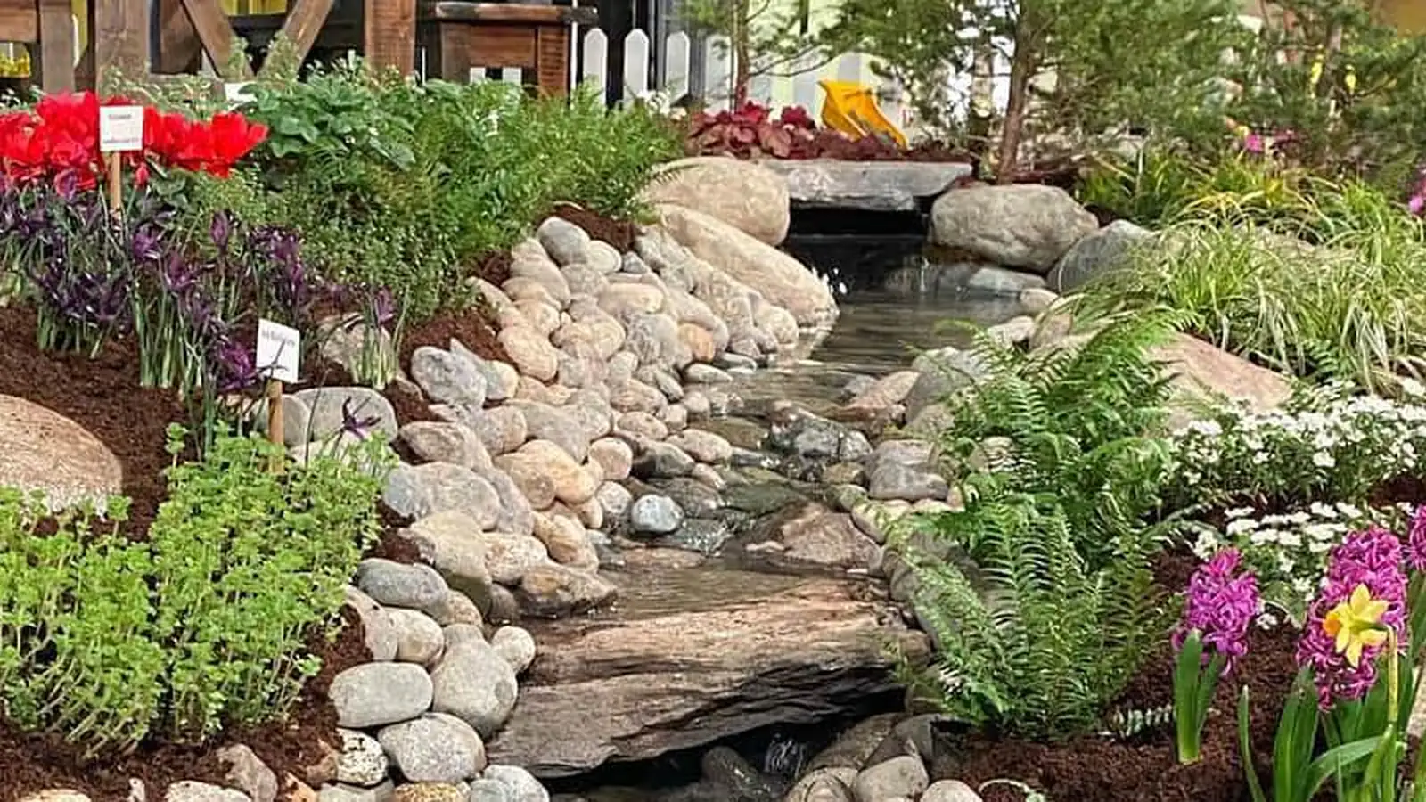 Display garden at the Northwest Flower and Garden Festival in Seattle