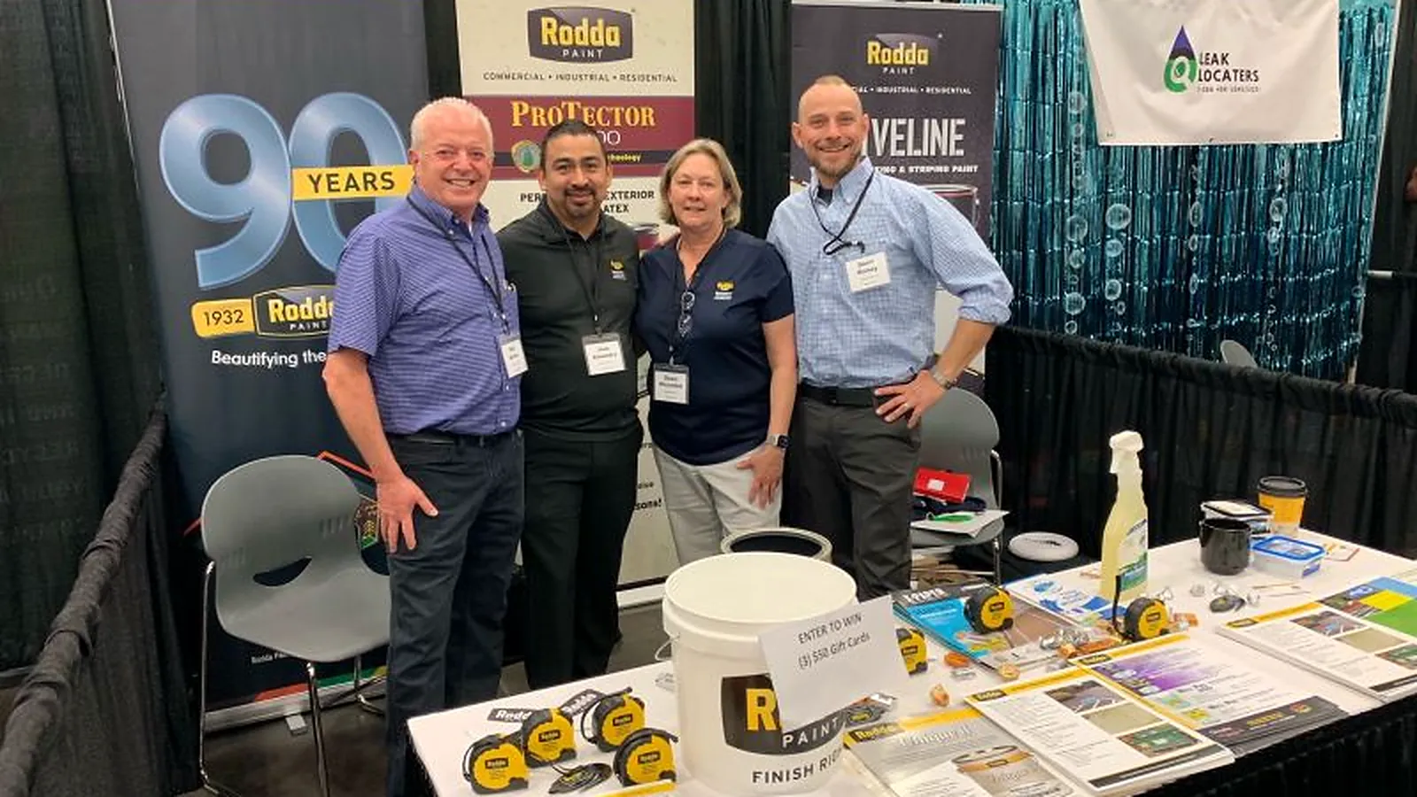 Rodda Paint booth at the Multifamily NW Maintenance Fair in Portland