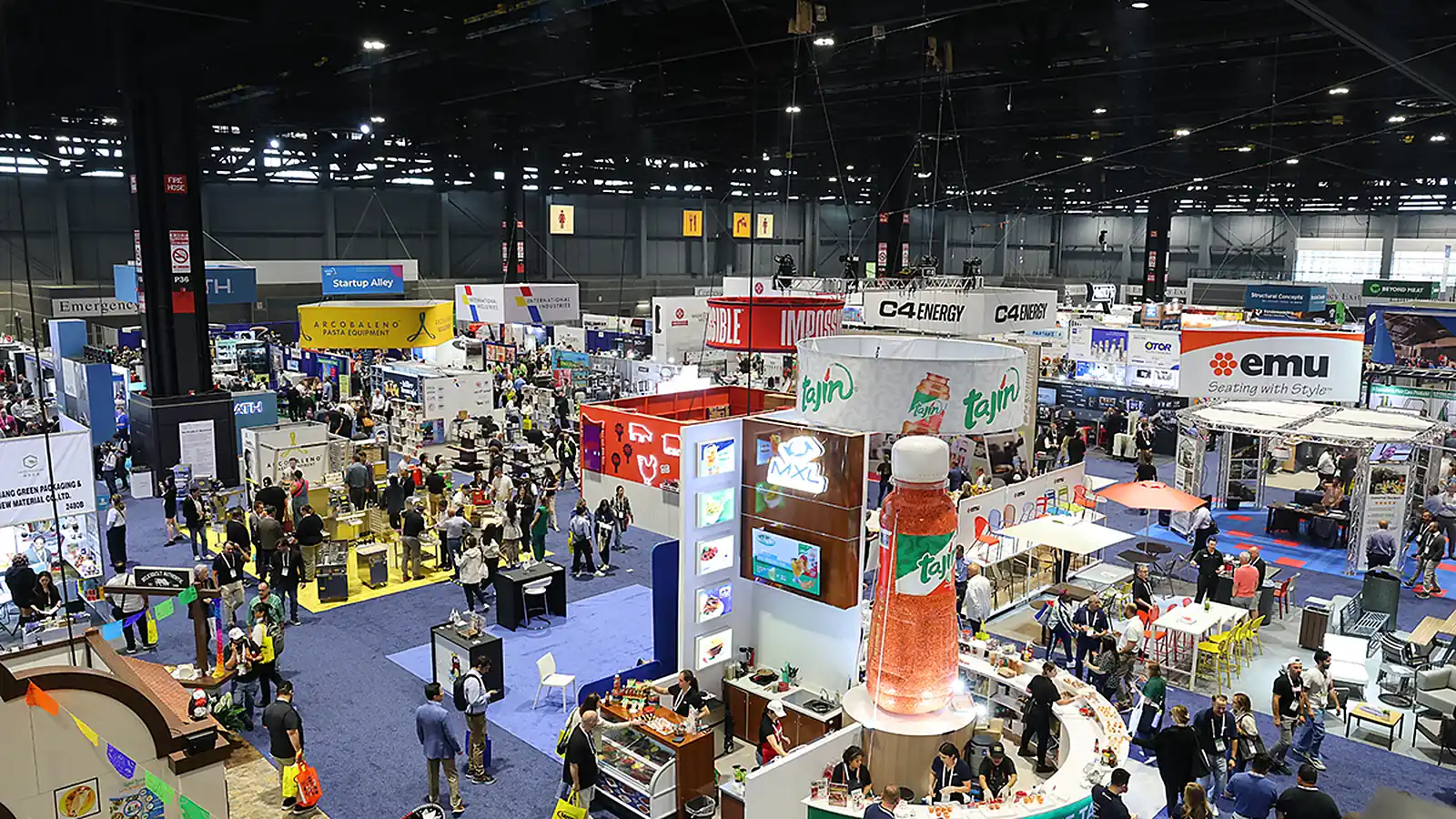 Foodservice buyers and exhibitors meet across the National Restaurant Association Show floor.