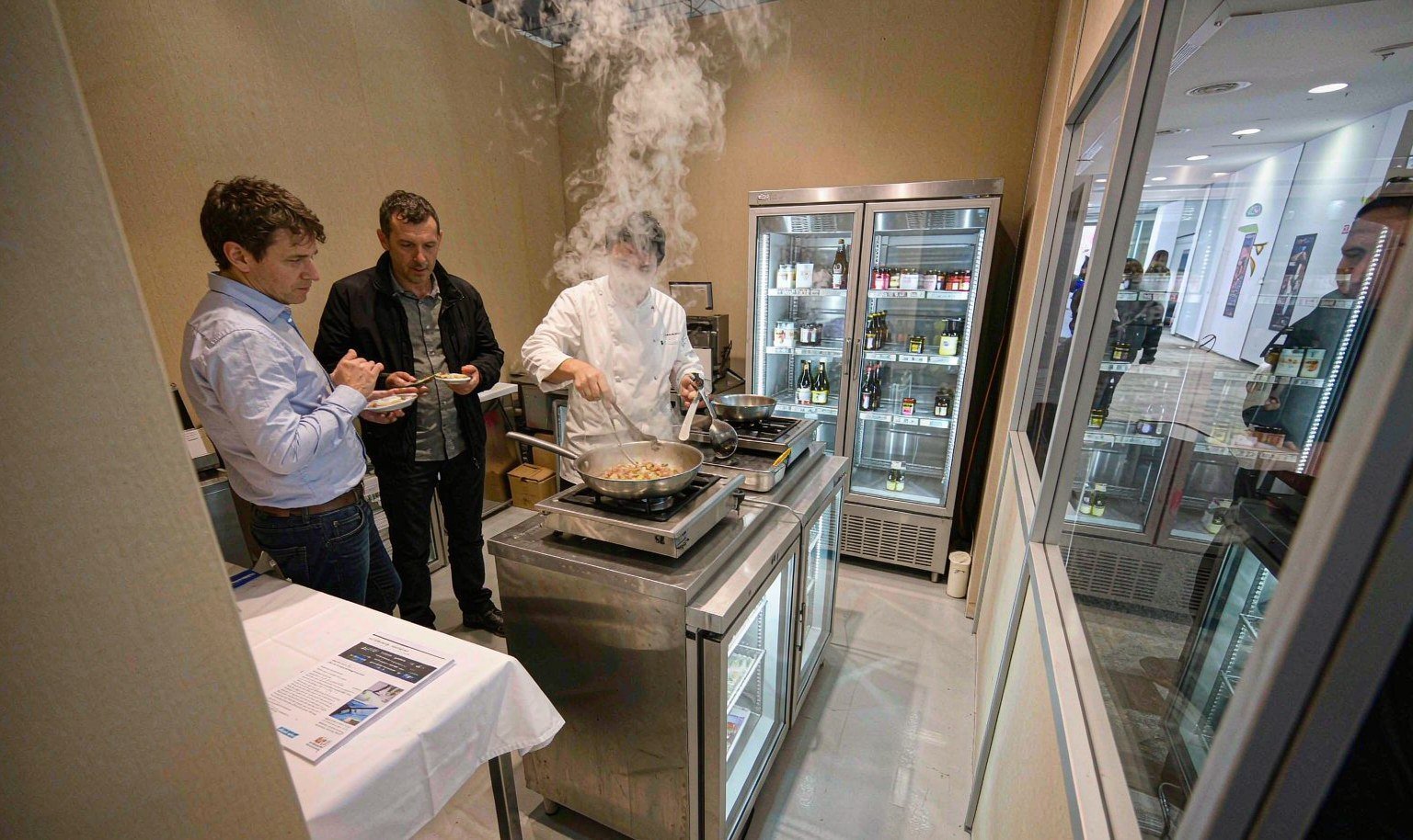 National Restaurant Association Show live cooking demonstration booth