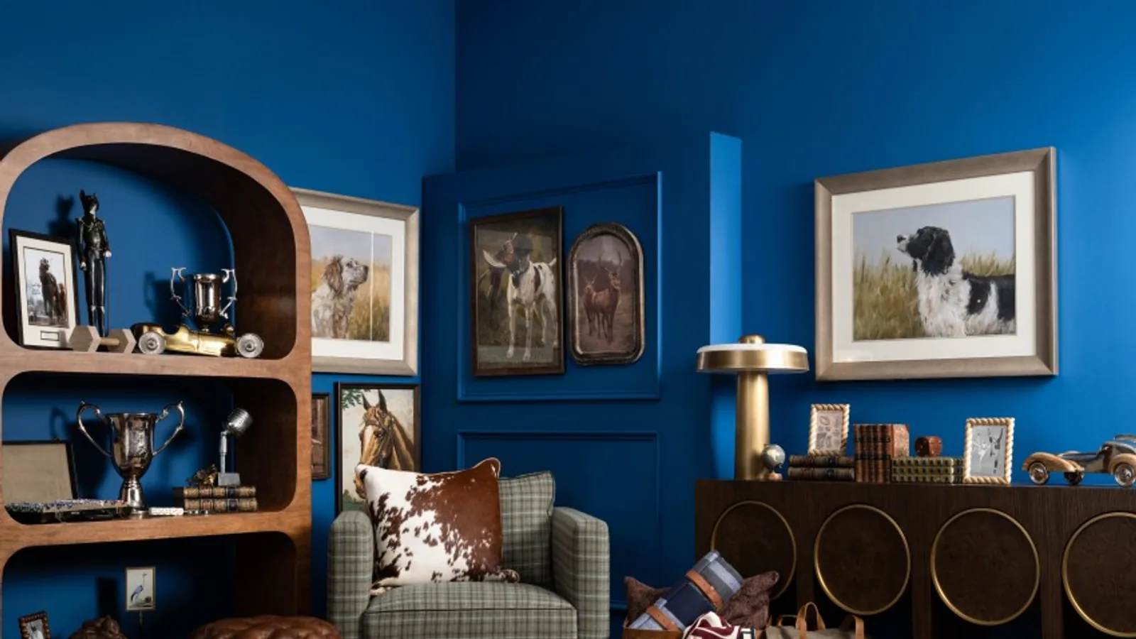 Home decor displays presented for buyers at Atlanta Market.