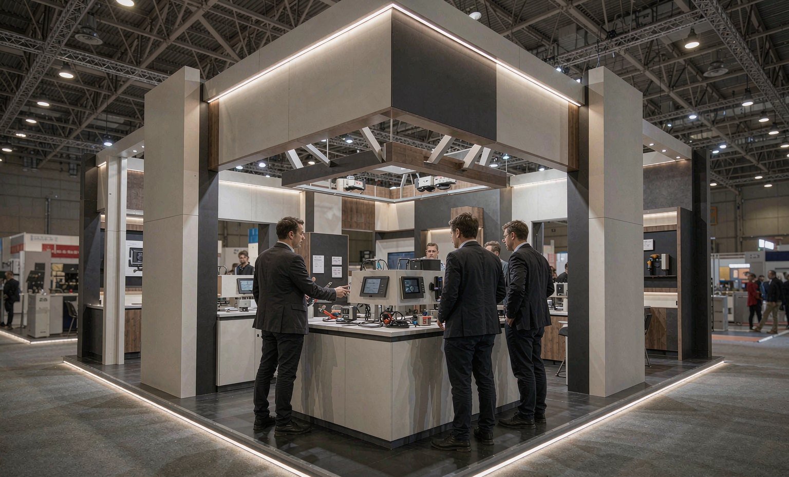 Demonstration-Led - King Exhibits trade show booth