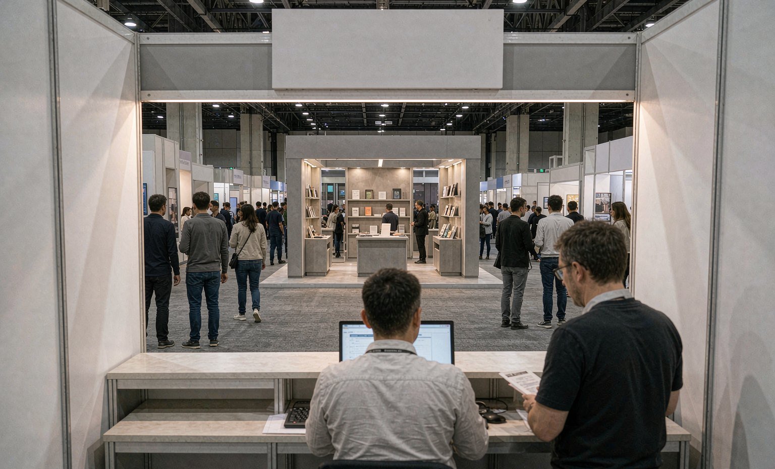 Entrances and Welcome - King Exhibits trade show booth