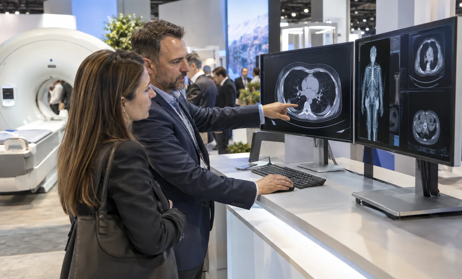 Test the Diagnostic Display Before Approving the Wall trade show booth an interactive screen and hardware demonstration with a clear operator position