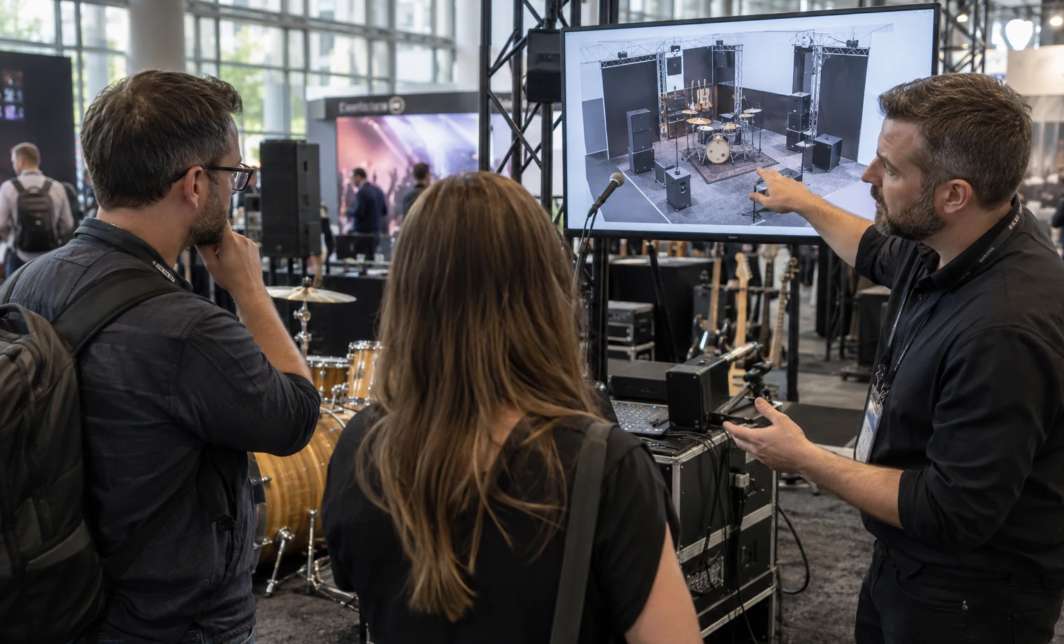 Review Every Demo Position Before the Booth Is Built trade show booth an interactive screen and hardware demonstration with a clear operator position