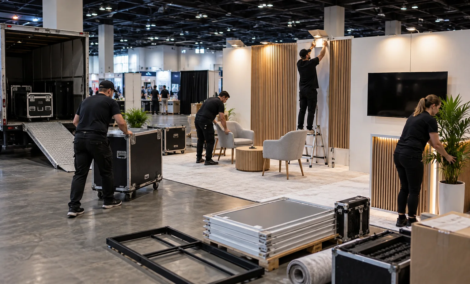the-ara-show-booth-rental content trade show exhibit visual