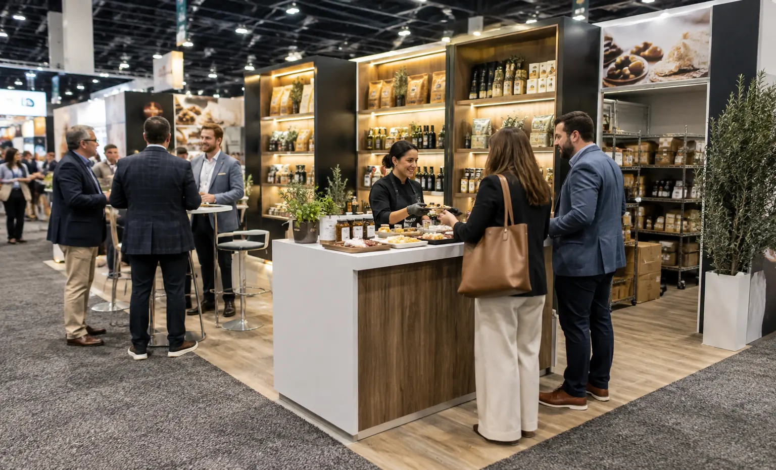 summer-fancy-food-show-booth-rental related product trade show exhibit visual