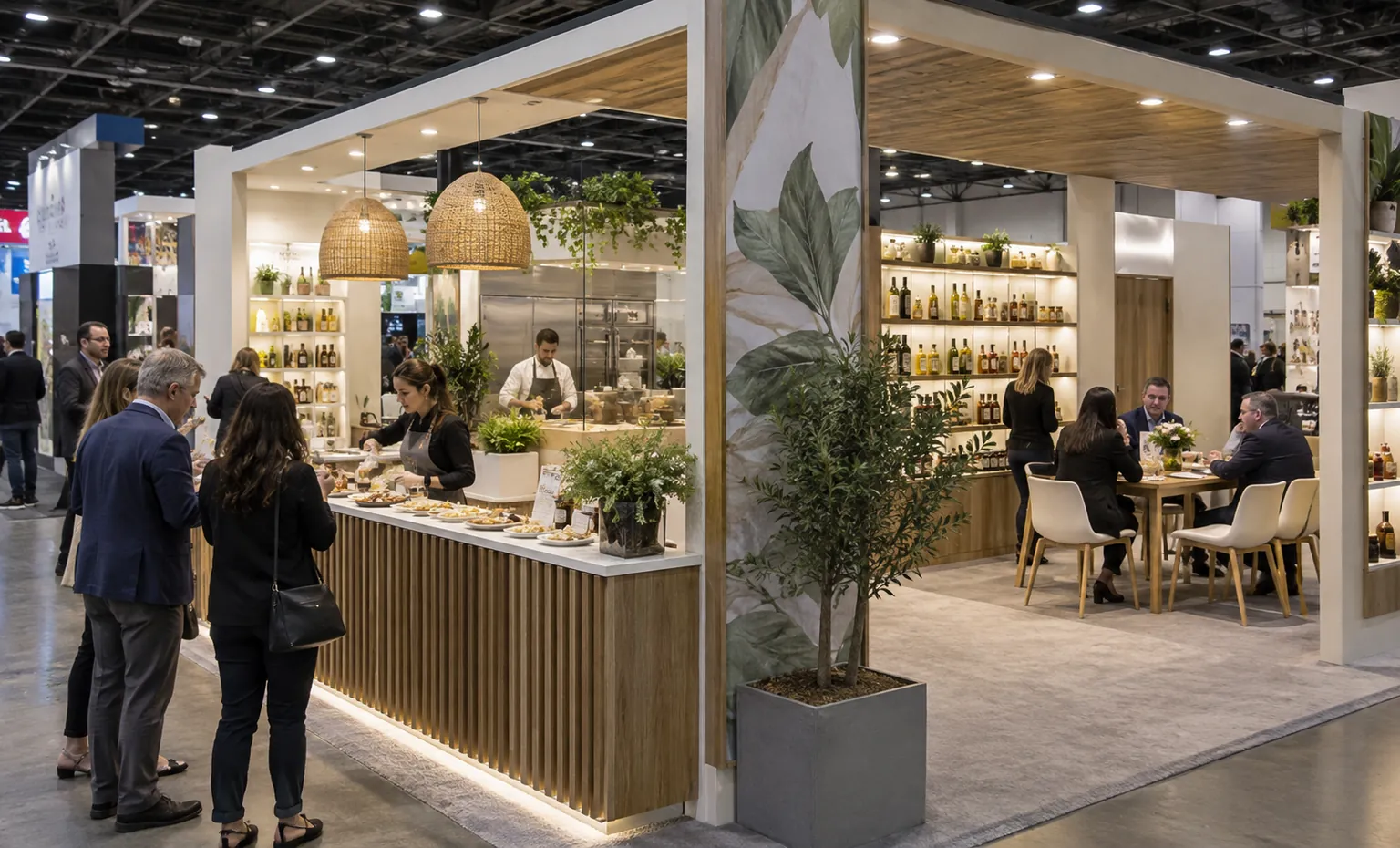 summer-fancy-food-show-booth-rental related product trade show exhibit visual