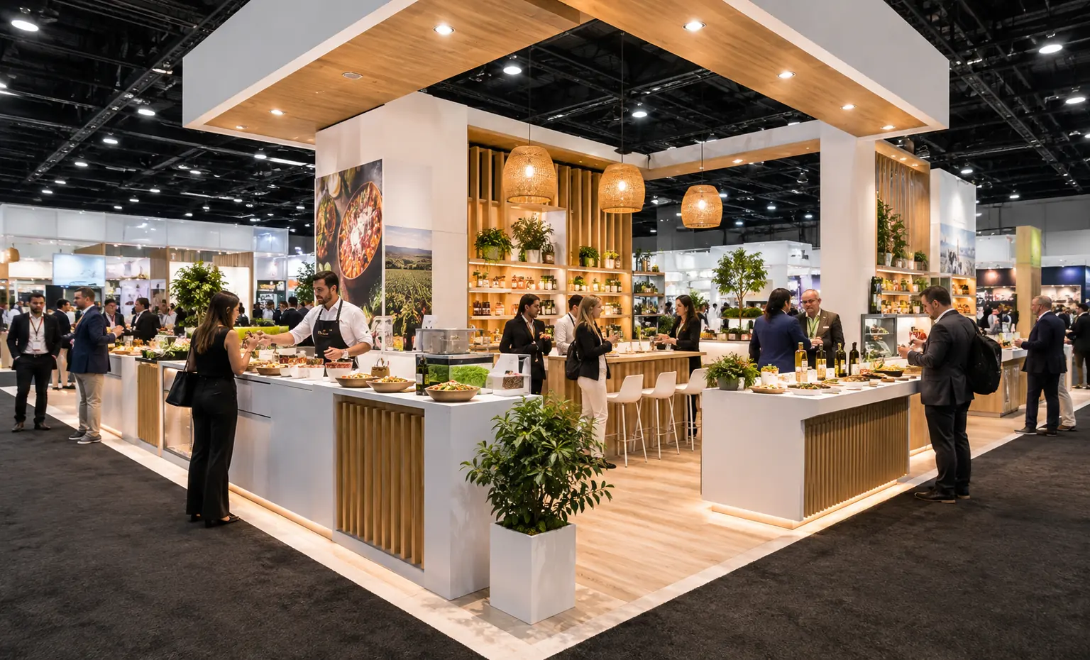 summer-fancy-food-show-booth-rental related product trade show exhibit visual