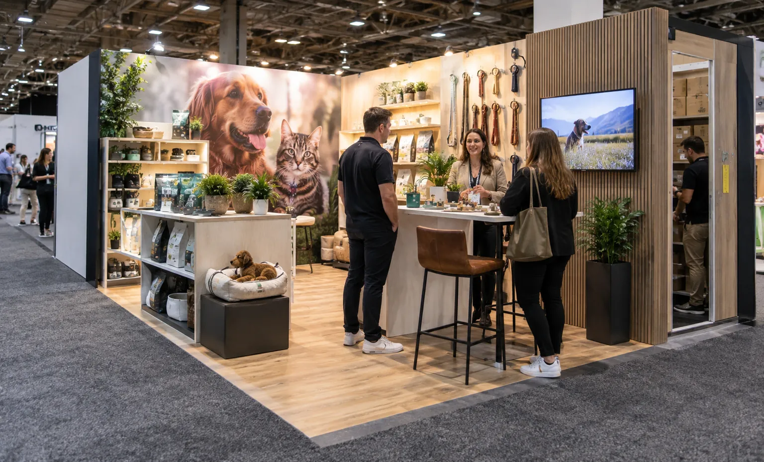 superzoo-booth-rental related product trade show exhibit visual
