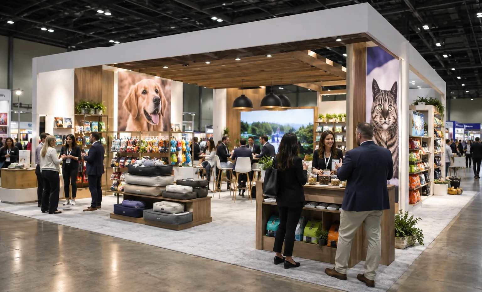 superzoo-booth-rental related product trade show exhibit visual