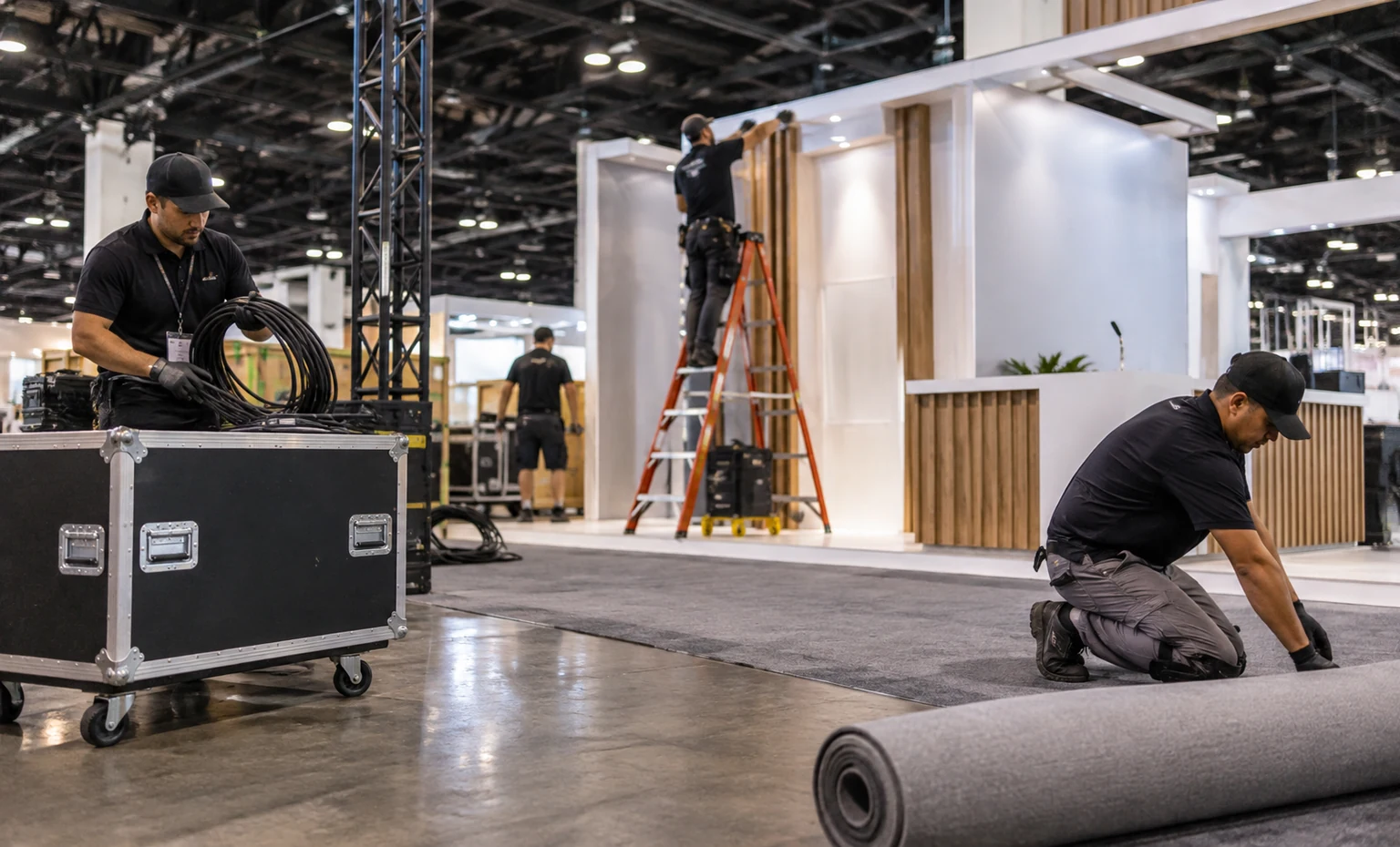 superzoo-booth-rental vertical product trade show exhibit visual