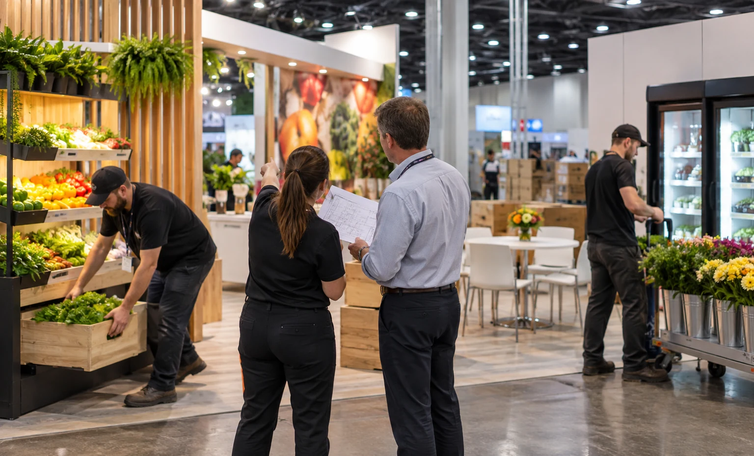 the-global-produce-and-floral-show-booth-rental company advantage trade show exhibit visual