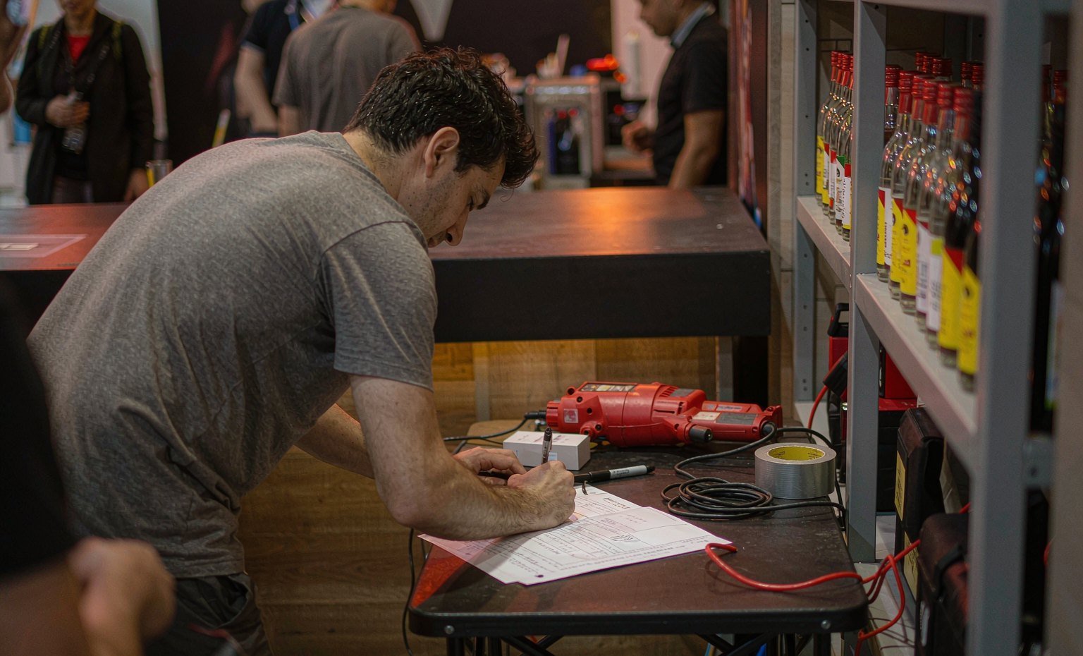 Count Refrigeration, Power and Replenishment Before Design Approval - King Exhibits trade show booth
