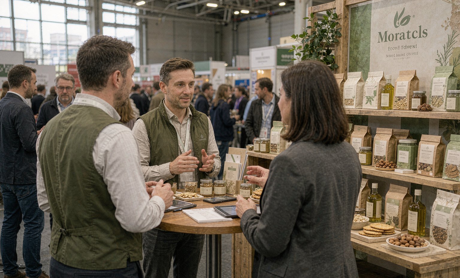 Commercial discussion within reach - King Exhibits trade show booth