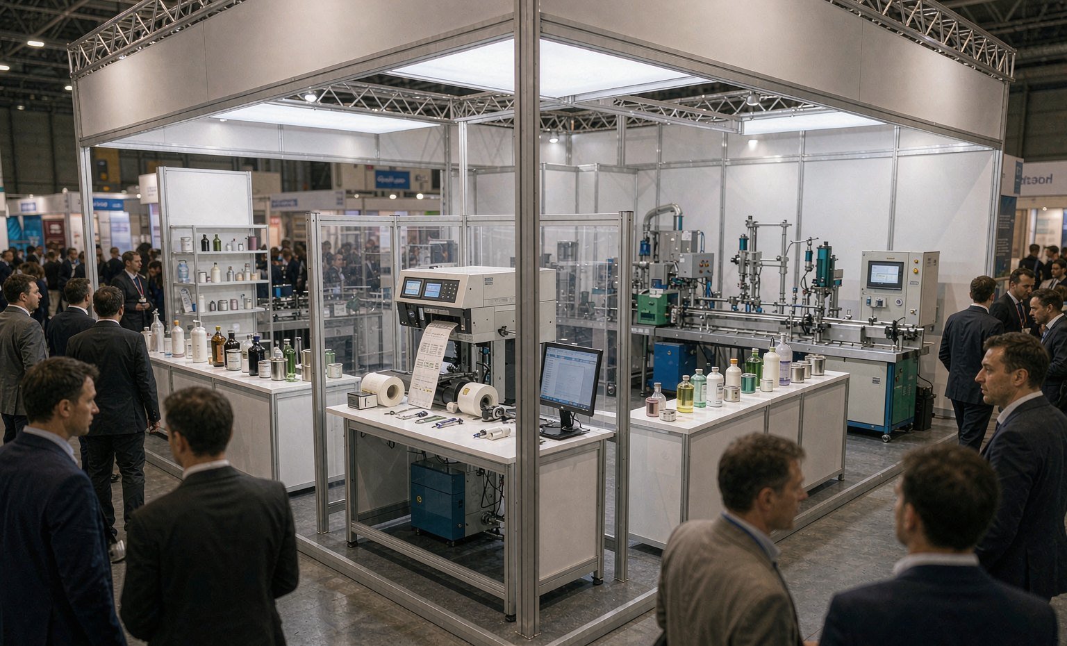 Labels, Coding and Inspection - King Exhibits trade show booth
