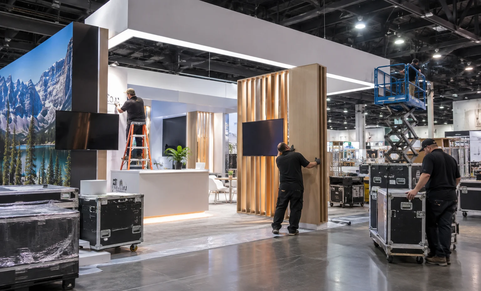 mdandm-west-booth-rental company advantage trade show exhibit visual