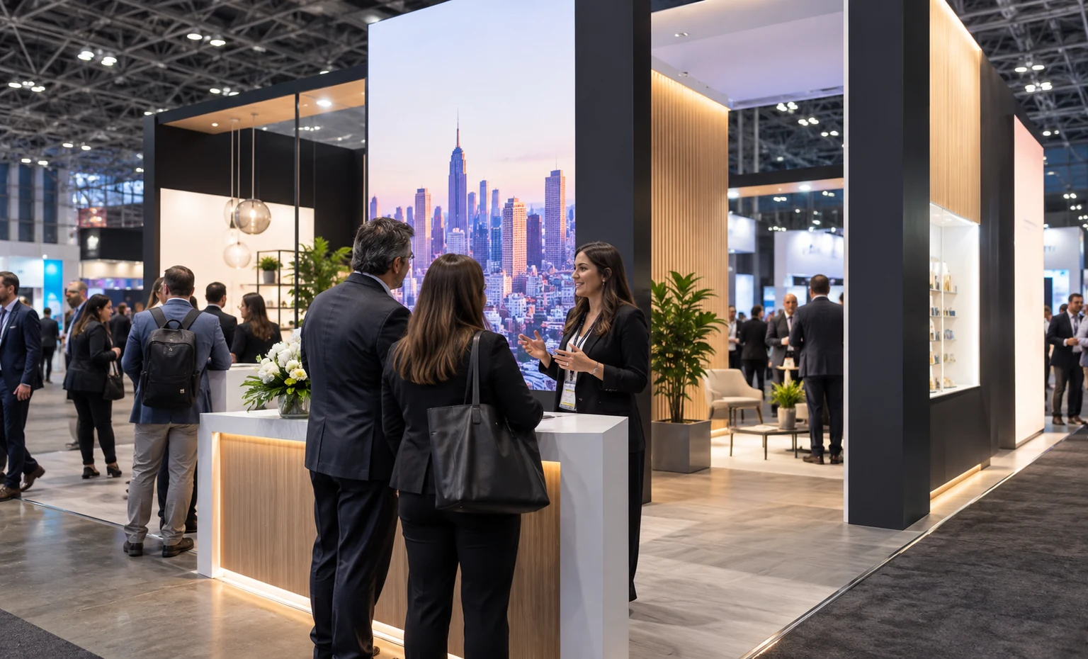 nrf-retails-big-show-booth-rental vertical product trade show exhibit visual