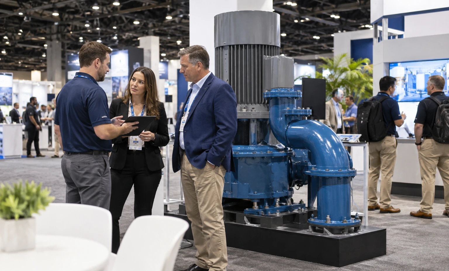 weftec-booth-rental company advantage trade show exhibit visual