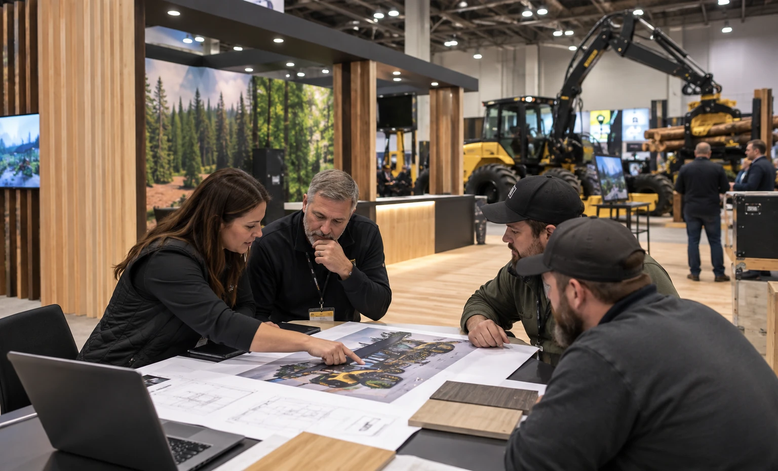 northeastern-forest-products-equipment-exposition-booth-rental company advantage trade show exhibit visual