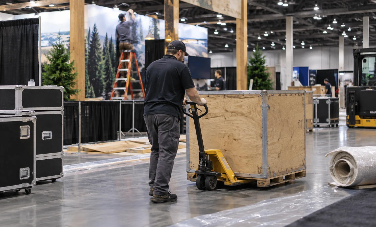 northeastern-forest-products-equipment-exposition-booth-rental vertical product trade show exhibit visual