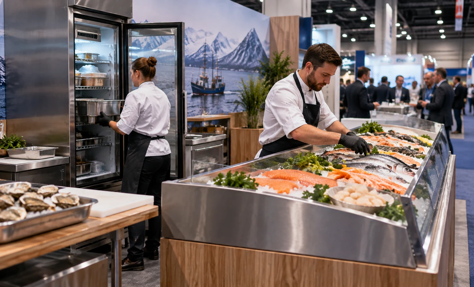 seafood-expo-north-america-booth-rental content trade show exhibit visual