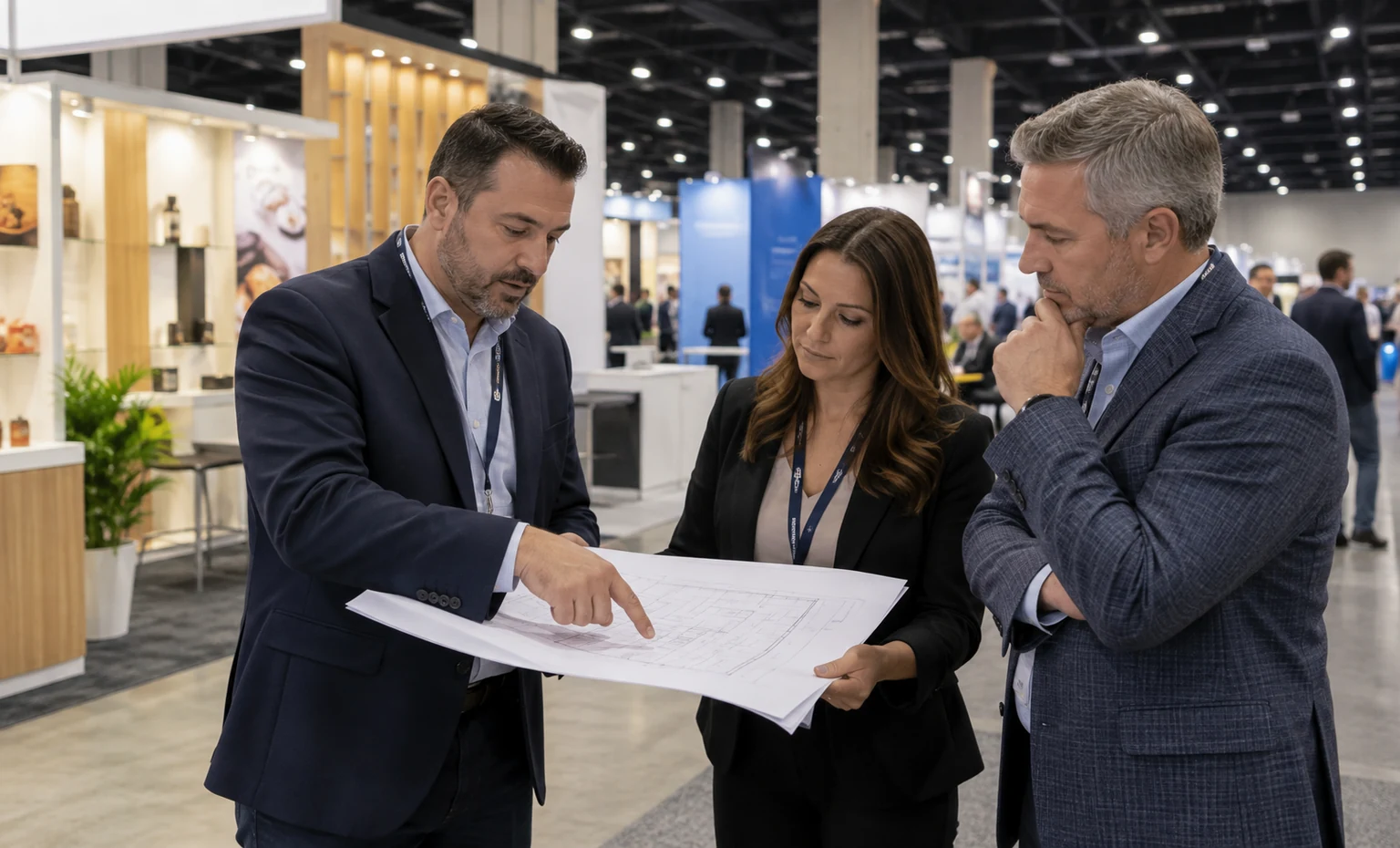 iddba-booth-rental vertical product trade show exhibit visual