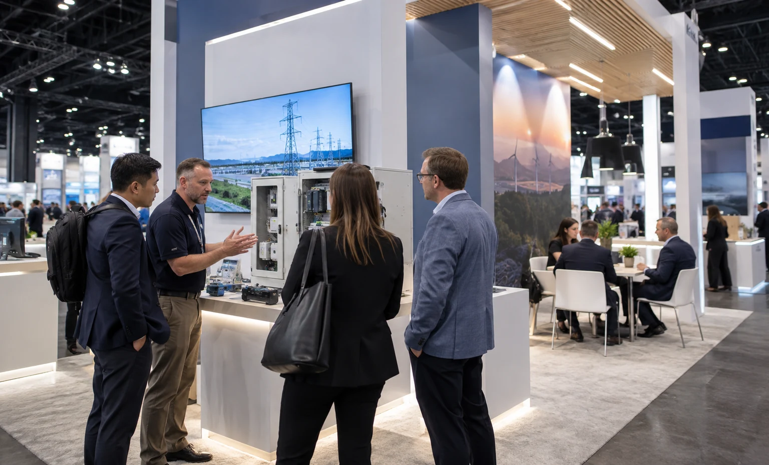 distributech-international-booth-rental company advantage trade show exhibit visual