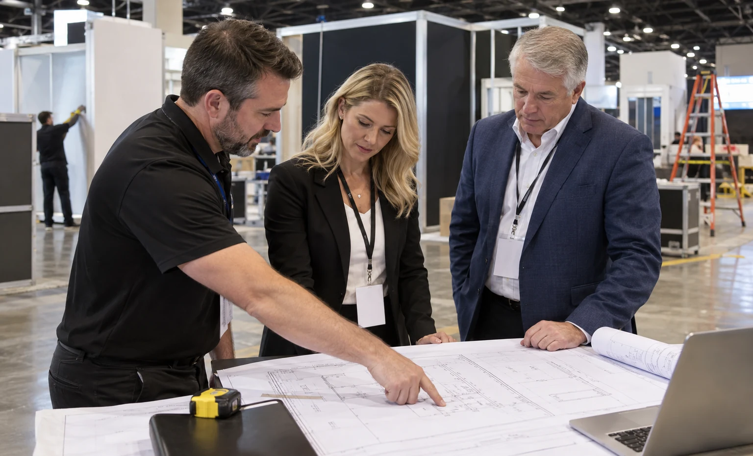 distributech-international-booth-rental vertical product trade show exhibit visual