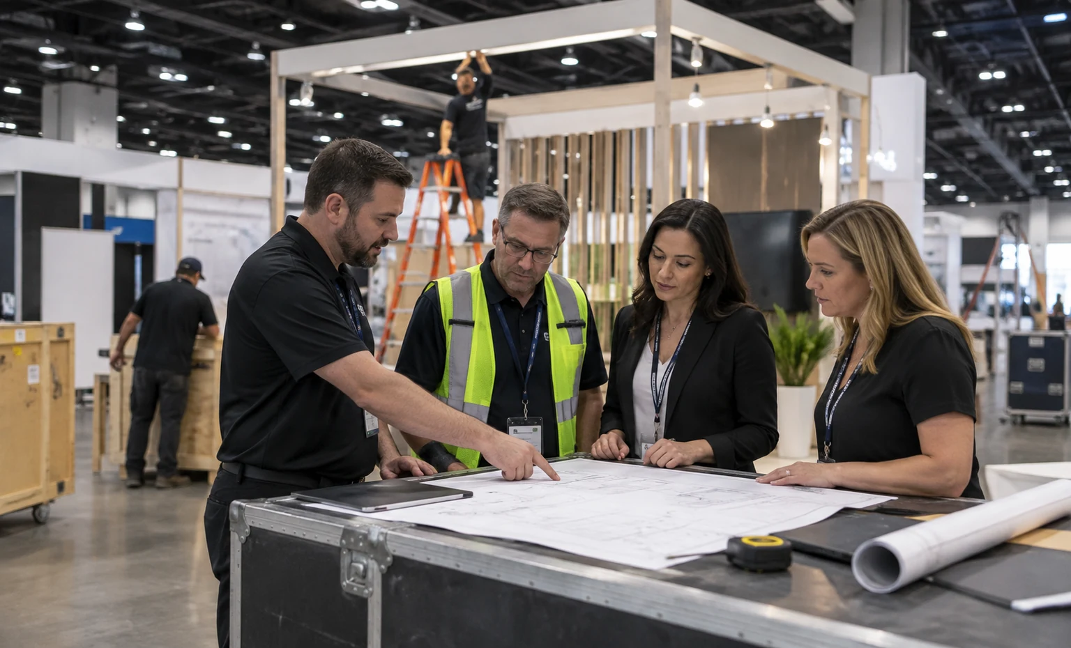 distributech-international-booth-rental vertical product trade show exhibit visual