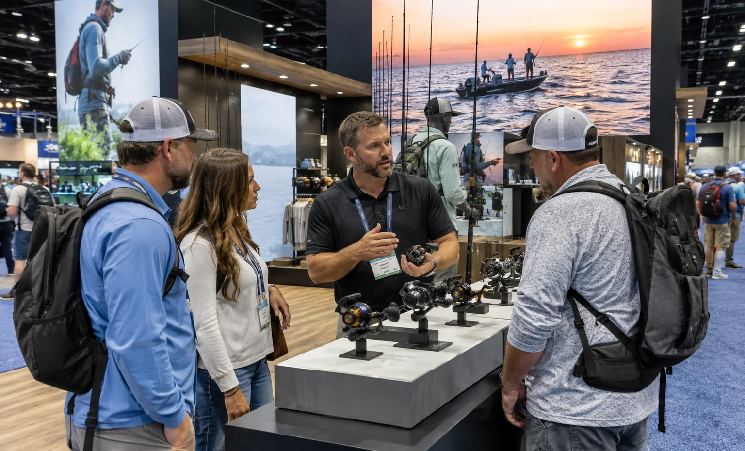 icast-booth-rental image banner trade show exhibit visual