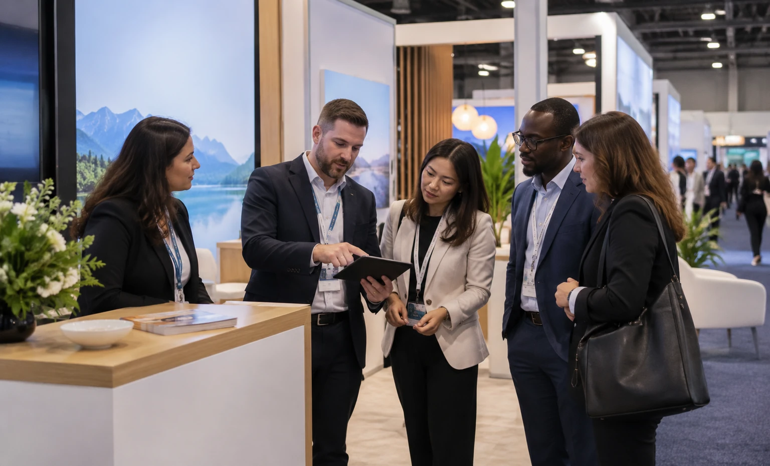imex-america-booth-rental content trade show exhibit visual