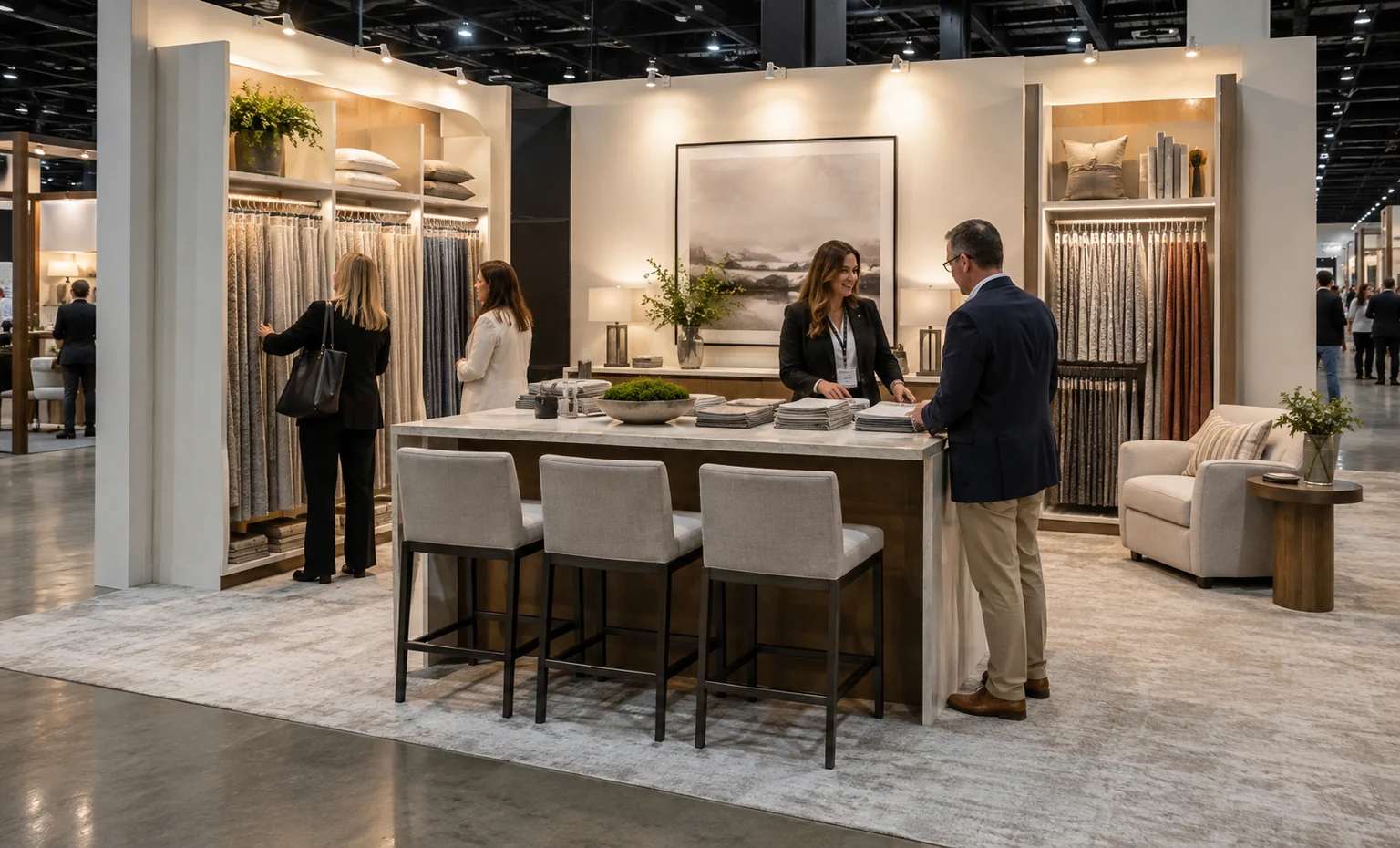 andmore-at-high-point-market-booth-rental related product trade show exhibit visual