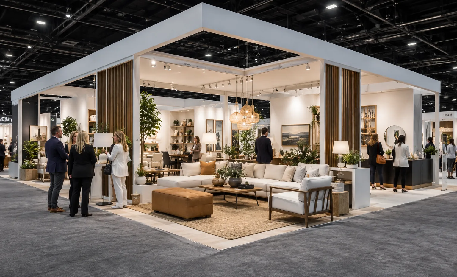 andmore-at-high-point-market-booth-rental related product trade show exhibit visual