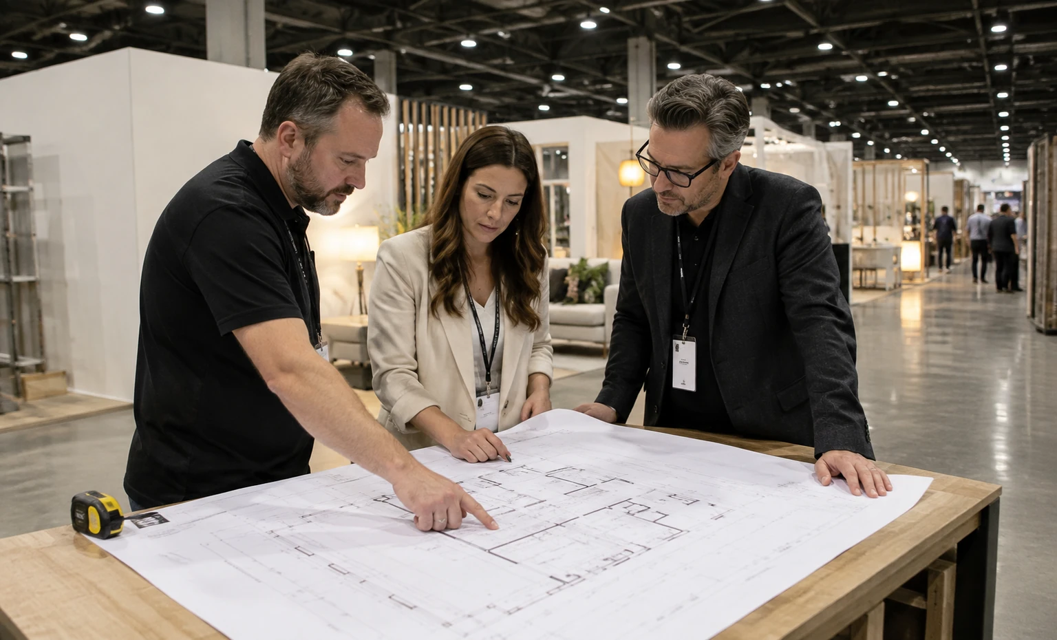 andmore-at-high-point-market-booth-rental vertical product trade show exhibit visual