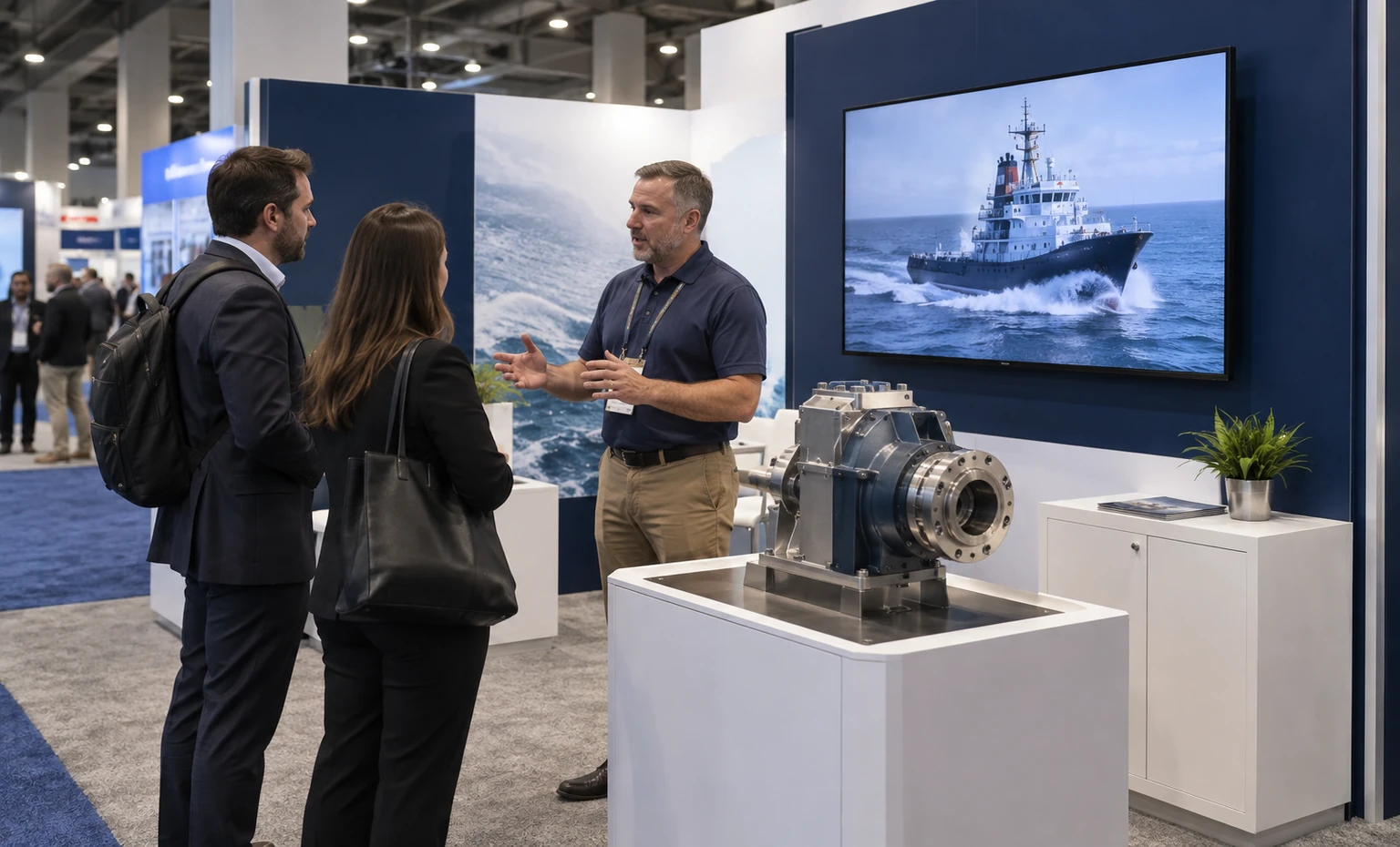 international-workboat-show-booth-rental related product trade show exhibit visual