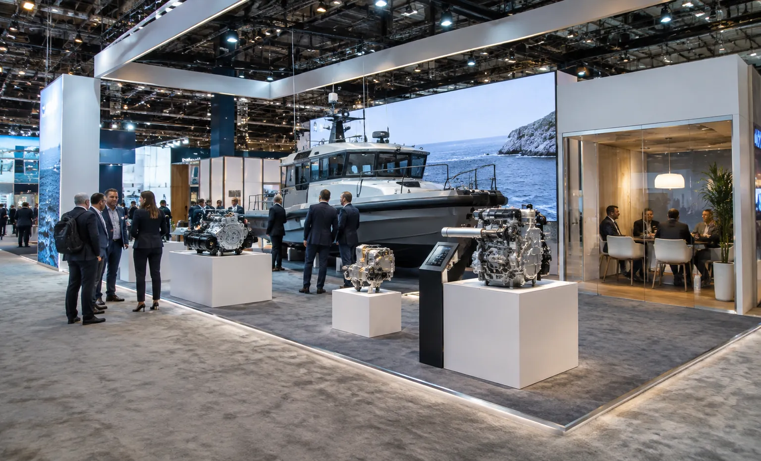 international-workboat-show-booth-rental related product trade show exhibit visual