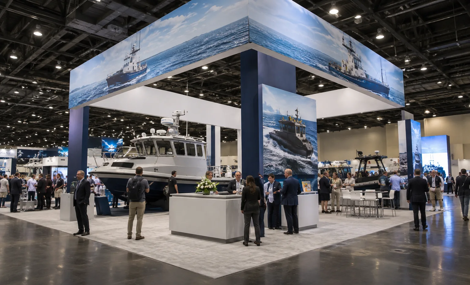 international-workboat-show-booth-rental related product trade show exhibit visual