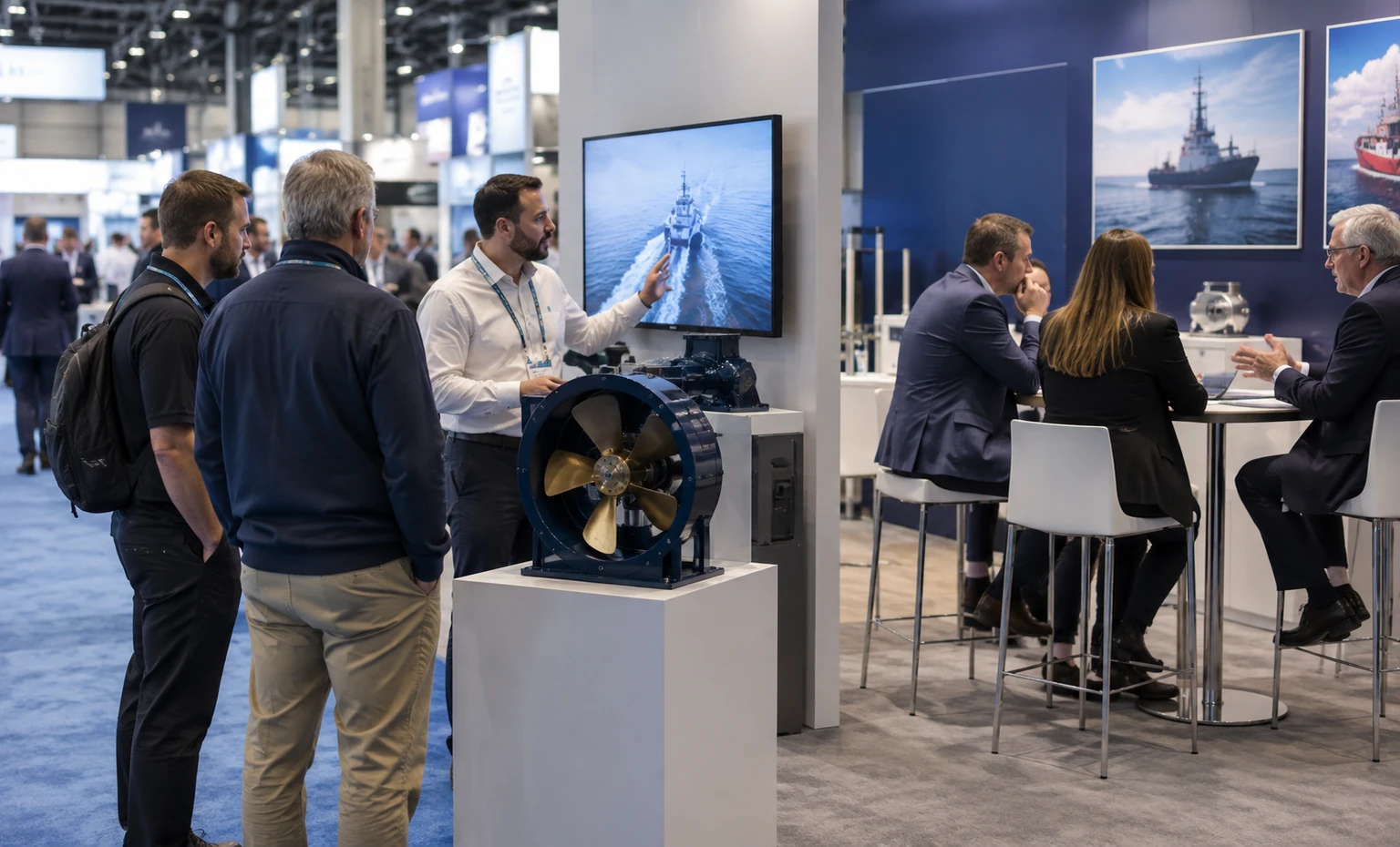 international-workboat-show-booth-rental vertical product trade show exhibit visual