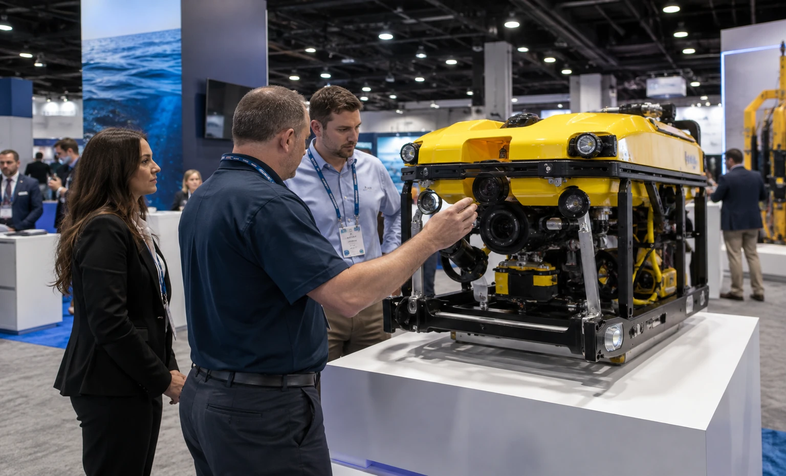 international-workboat-show-booth-rental vertical product trade show exhibit visual