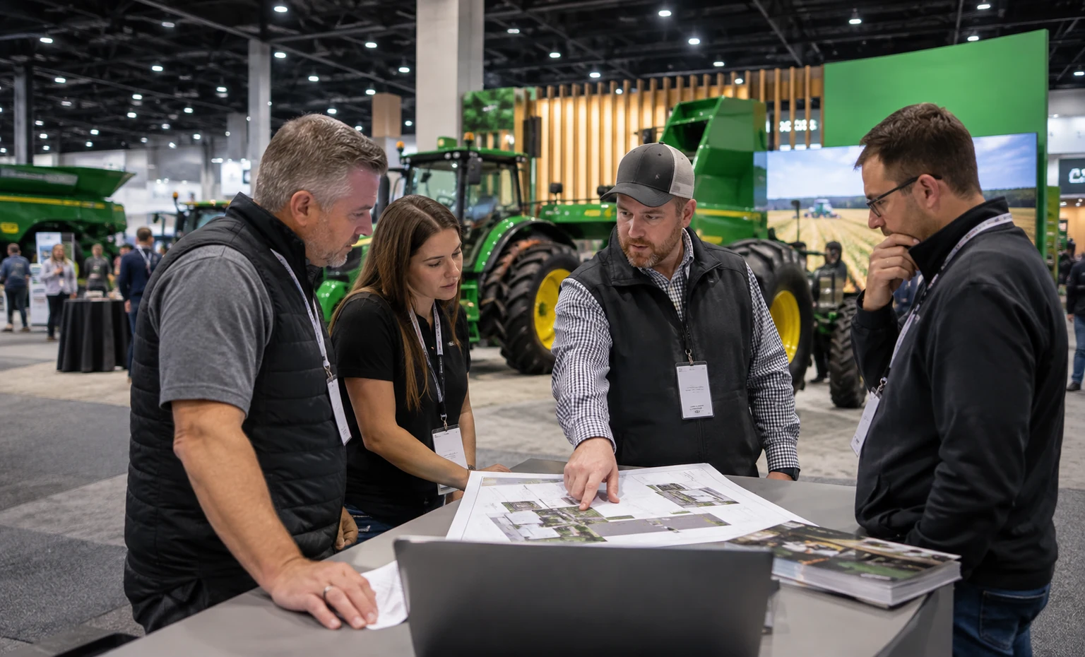 western-farm-show-booth-rental company advantage trade show exhibit visual