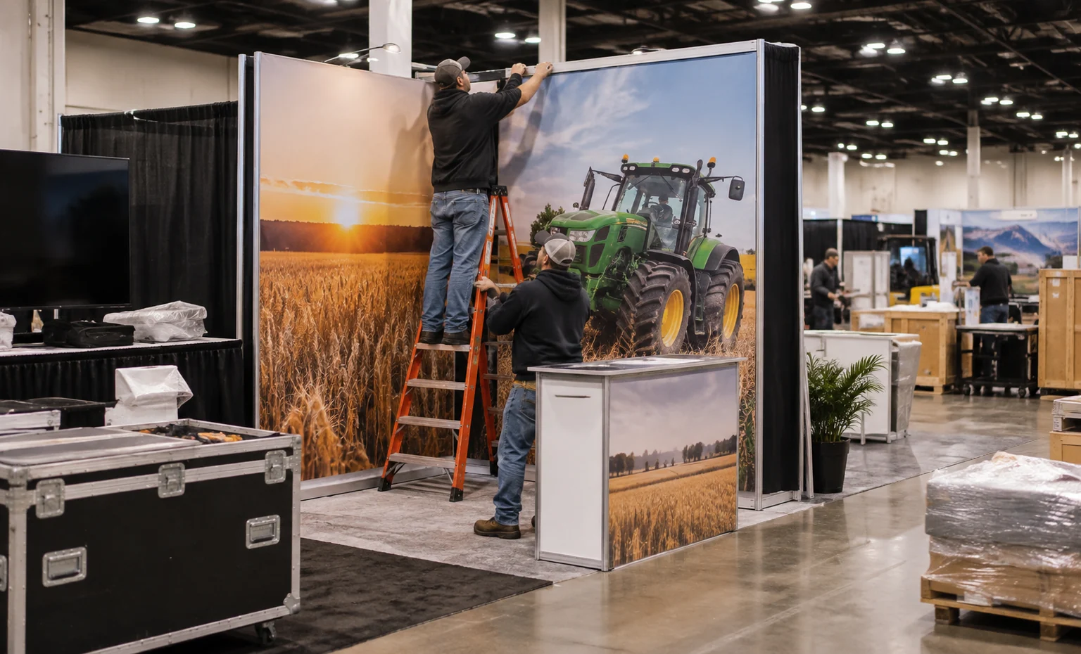 western-farm-show-booth-rental content trade show exhibit visual