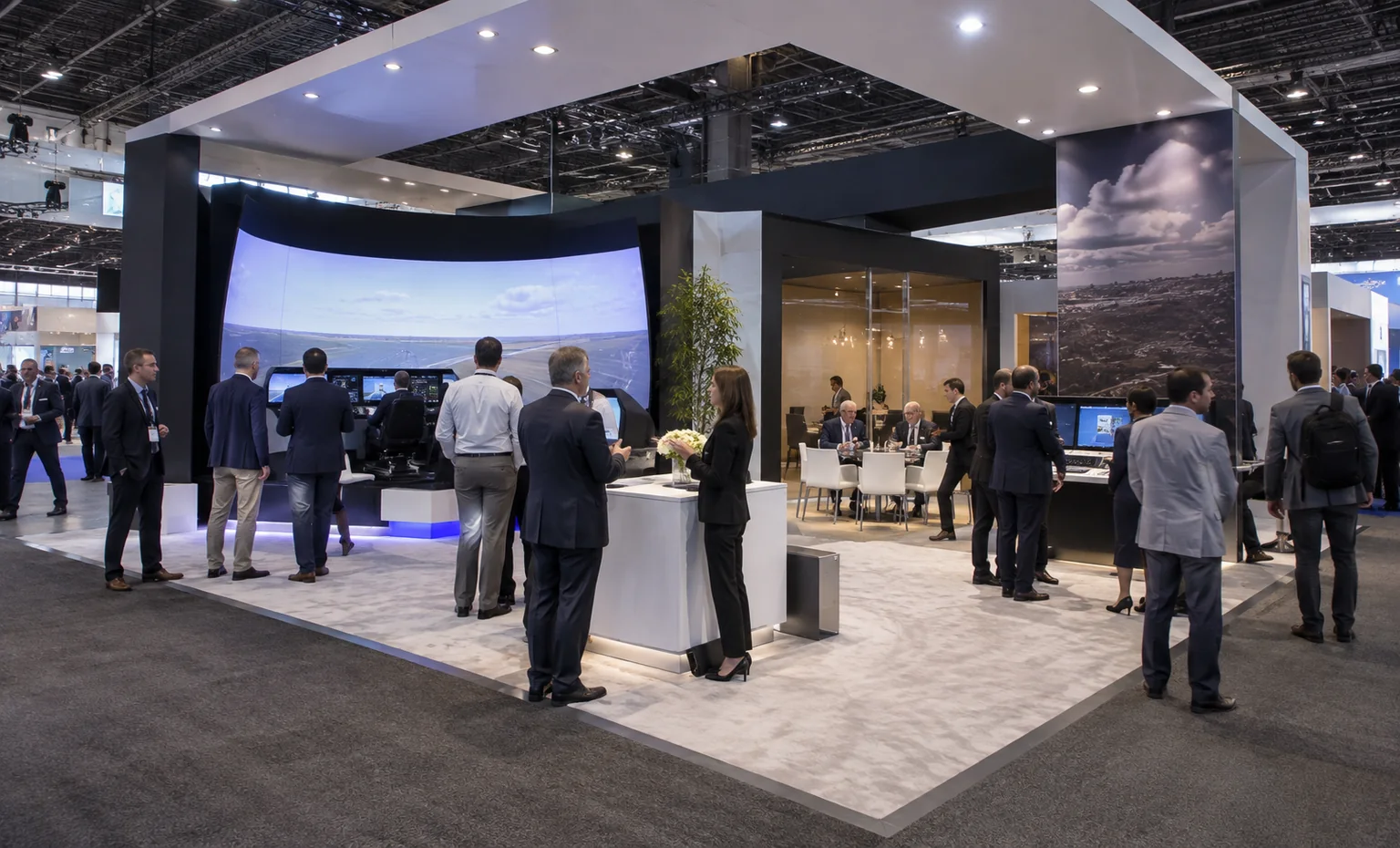 i-itsec-booth-rental related product trade show exhibit visual