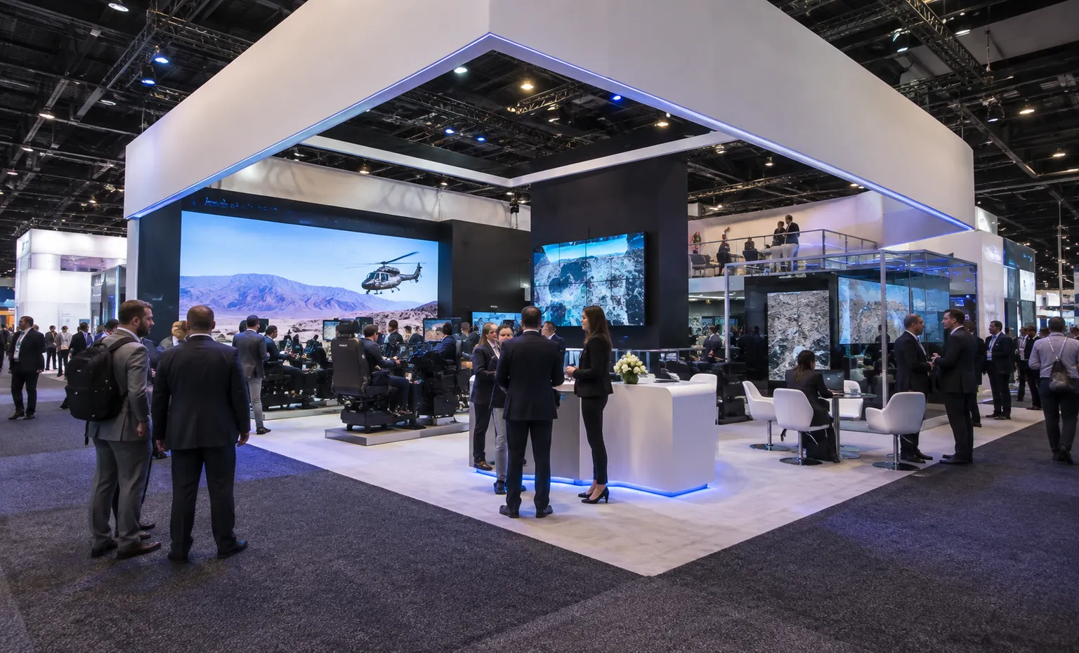i-itsec-booth-rental related product trade show exhibit visual