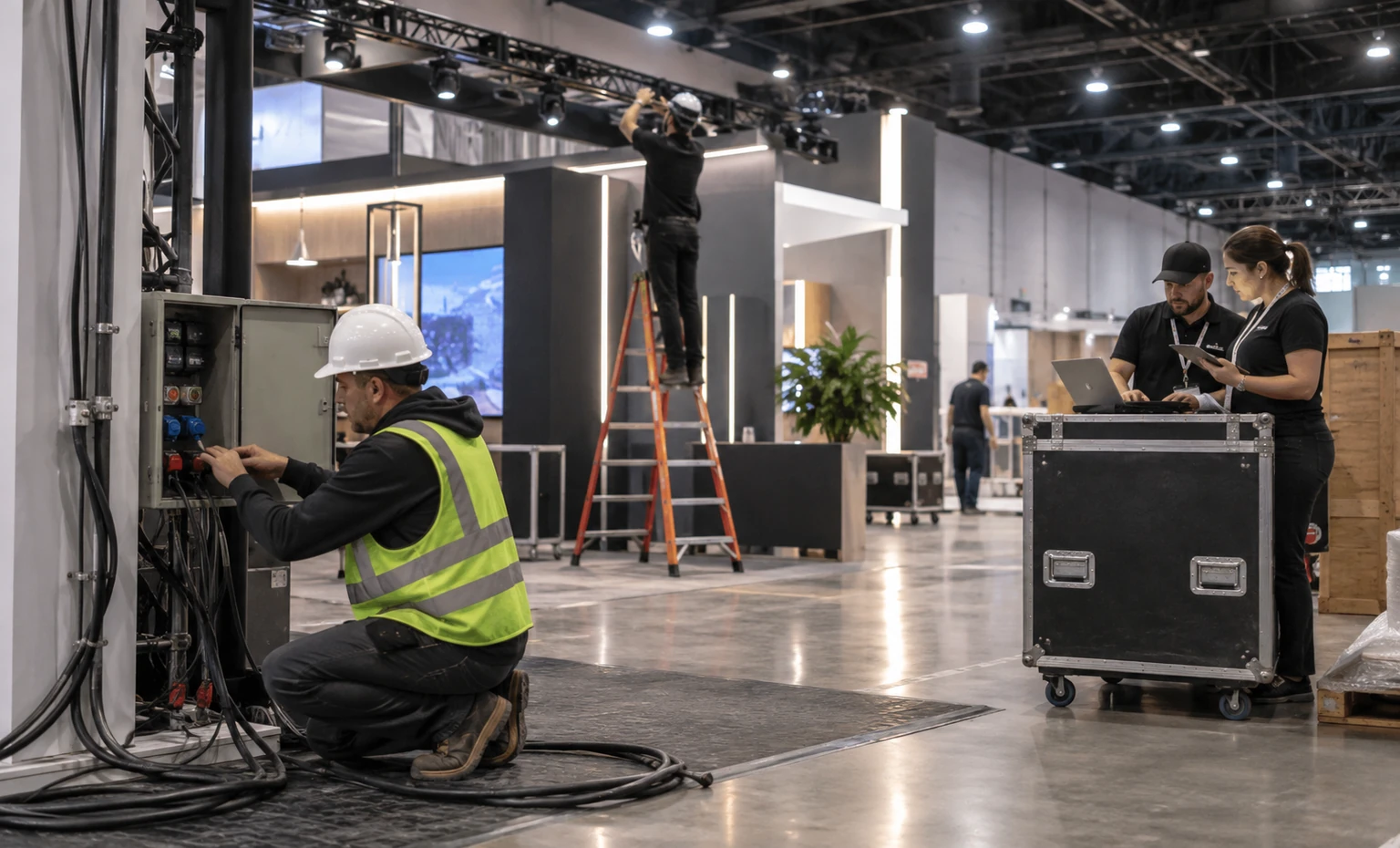 coterie-and-magic-new-york-booth-rental vertical block trade show exhibit visual