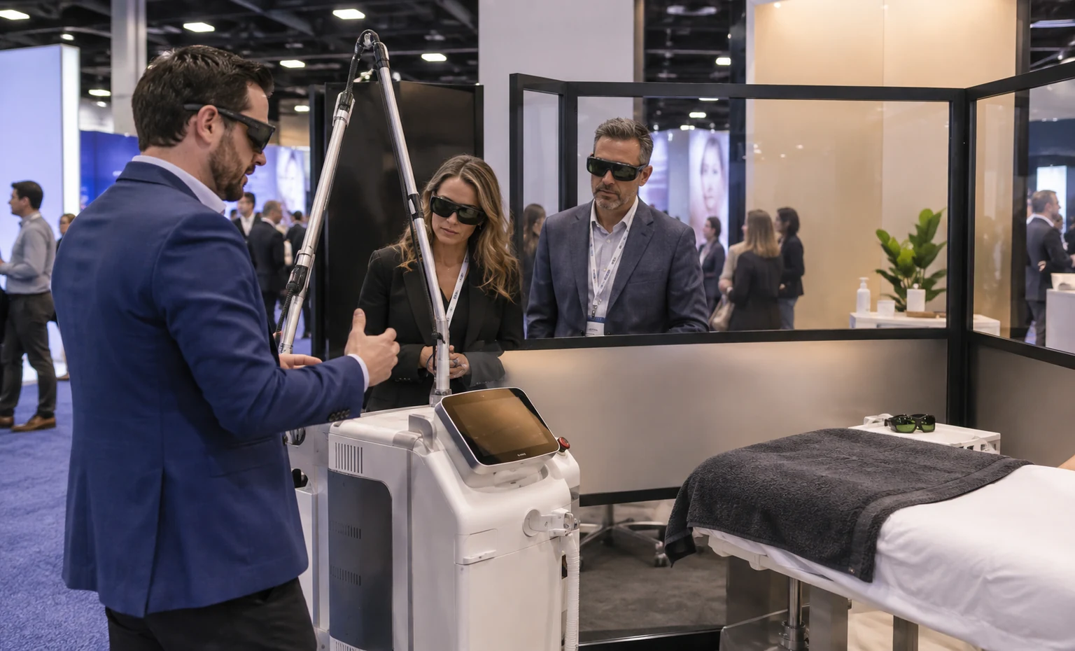 american-academy-of-dermatology-annual-meeting-booth-rental vertical product trade show exhibit visual