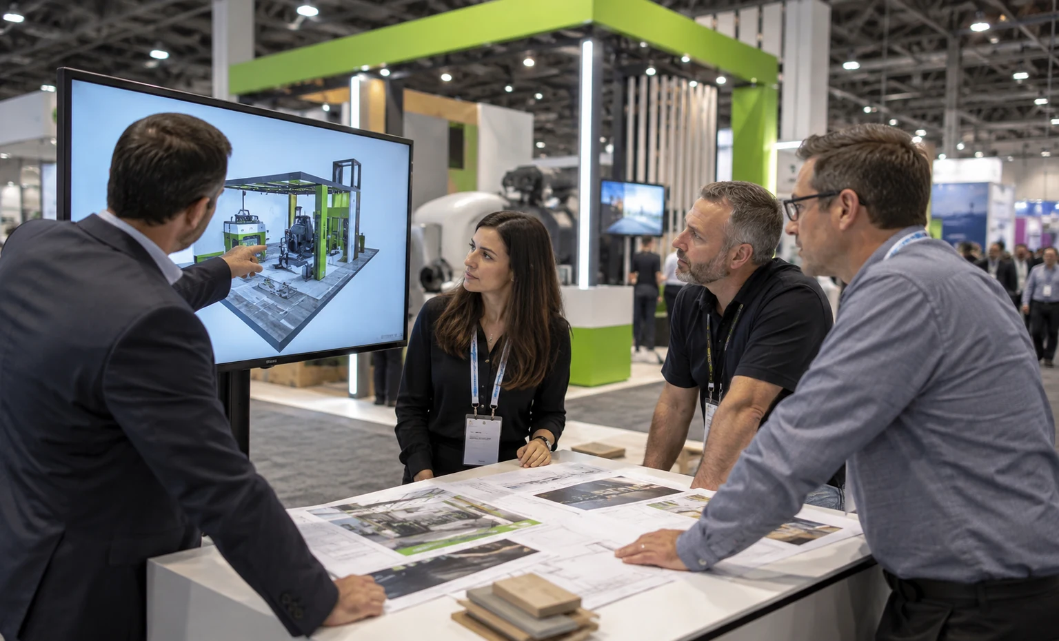 wasteexpo-booth-rental company advantage trade show exhibit visual
