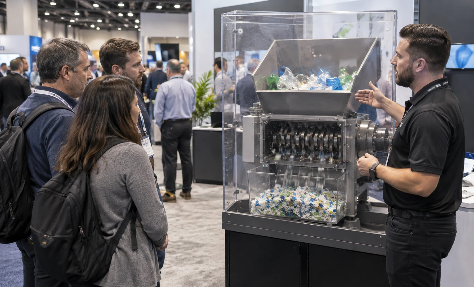 wasteexpo-booth-rental content trade show exhibit visual